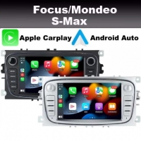 Ford Focus SMax Mondeo Galaxy navigatie android 11 dab+ apple carplay/androidauto