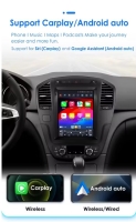Opel Insignia 2008-2013 navigatie 9,7 inch wifi android 14 dab+ carplay/androidauto