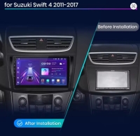 Suzuki Swift 2010-2017 radio navigatie android 15 dab+ apple carplay/ android auto