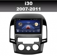 Hyundai i30 2007-2011 radio navigatie carkit 9inch android 10 wifi dab+
