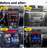Mazda 3 2003-2009 radio navigatie android 14 dab+ apple carplay/ android auto