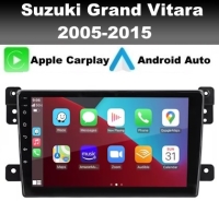 Suzuki Grand Vitara 2005-2015 radio navigatie 9inch android 14 dab+ apple carplay androidauto