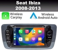 Radio navigatie geschikt voor Seat Ibiza 7inch android 14 wifi dab+ apple carplay