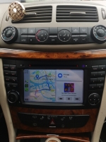 Mercedes EKlasse W211 CLS W219 radio navigatie android 11 wifi dab+ carplay 7inch