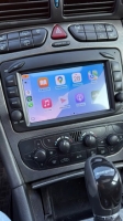 Mercedes CKlasse W203 GKlasse CLK Viano Vito navigatie android 14 dab+ apple carplay/ android auto
