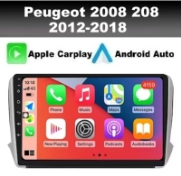 Peugeot 208 2008 2012-2018 radio navigatie 10,1inch android 14  apple carplay