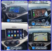 Kia Picanto 2011-2016 radio navigatie 9inch android 14 wifi dab+ apple carplay