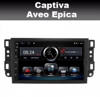 Chevrolet Captiva Aveo Epica radio navigatie carkit 7inch android 9.0 wifi dab+