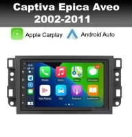 Chevrolet Captiva Aveo Epica radio navigatie 7inch android 14 wifi dab+ apple carplay
