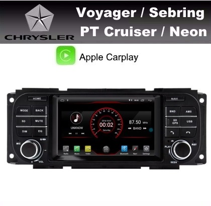Chrysler Grand Voyager PT-Cruiser Sebring navigatie 5 inch android 11 wifi dab+ carplay