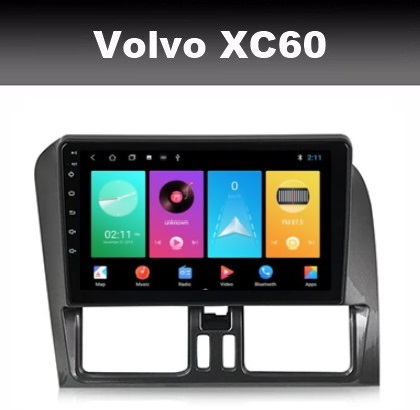 Volvo XC60 2009-2017 radio navigatie 9inch android 10 wifi carkit dab+ carplay