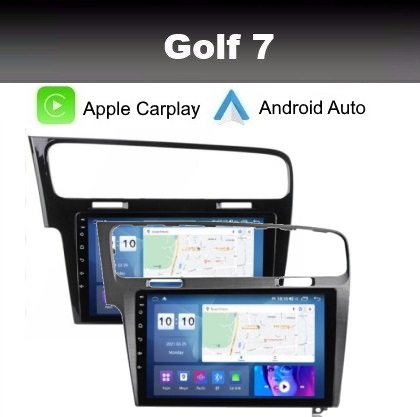 Radio navigatie geschikt voor Volkswagen Golf 7 11 wifi dab+ carplay androidauto - www.caraudioexpert.nl
