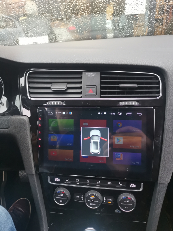Radio navigatie geschikt voor Volkswagen Golf 7 android wifi dab+ carplay androidauto - www.caraudioexpert.nl