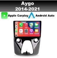 Toyota Aygo 2014-2021 radio navigatie 10,1inch android 14 wifi dab+ apple carplay