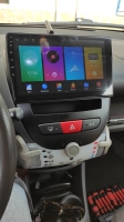 Peugeot 107 2005-2014 radio navigatie 10,1inch android 14 wifi dab+ apple carplay