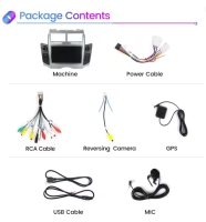 Toyota Yaris 2005-2011 radio navigatie 7inch android 14 dab+ apple carplay androidauto