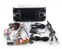 Jeep Grand Cherokee Compass radio navigatie carkit 5inch android 10 wifi dab+