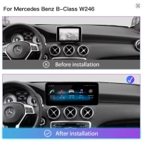 Mercedes B Klasse W246 navigatie 10,25inch android 14 dab+ apple carplay/ androidauto