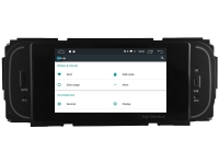 Dodge RAM Dakota Stratus radio navigatie 5 inch android 8.1 wifi dab+