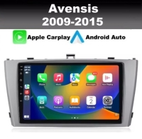 Toyota Avensis 2009-2015 radio navigatie 9inch android 14 dab+ apple carplay androidauto