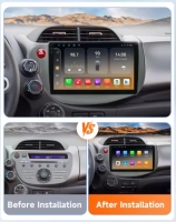 Honda Jazz 2009-2014 radio navigatie 10,1inch android 14 wifi carkit dab+ apple carplay