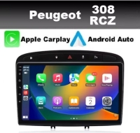 Peugeot 308 RCZ radio navigatie 9inch android 14 wifi dab+ apple carplay