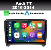 Radio navigatie geschikt voor Audi TT 2006-2014 9inch android 14 wifi dab+ apple carplay