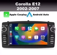Toyota Corolla 2002-2007 radio navigatie android 14 wifi carkit dab+ apple carplay