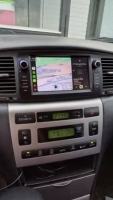Toyota Corolla 2002-2007 radio navigatie android 14 wifi carkit dab+ apple carplay