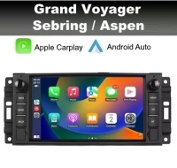 Chrysler 300C Sebring Grand Voyager radio navigatie android 14 dab+ apple carplay/ android auto