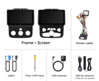 Dodge RAM 2013-2019 radio navigatie android 14 dab+ apple carplay/ android auto