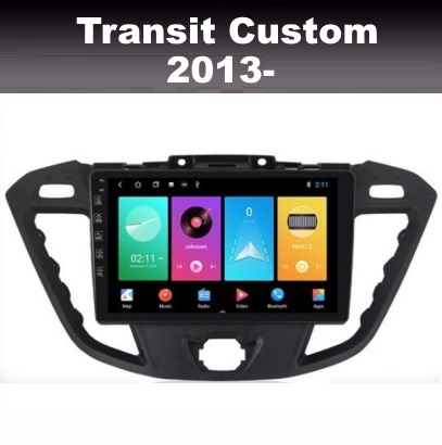 Ford Transit Custom 2013- radio navigatie carkit android 10 wifi dab+ carplay