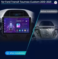 Ford Transit Custom 2012-2021- navigatie radio 9inch wifi android 14 dab+ carplay/androidauto
