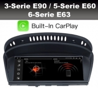 BMW 3serie E90 5serie E60 6serie E63 navigatie 8,8inch android 12 wifi dab+ carplay