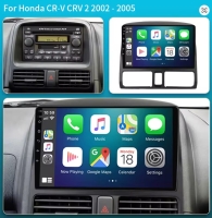Honda CR-V 2002-2006 radio navigatie 9inch android 14 wifi carkit dab+ apple carplay