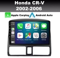 Honda CR-V 2002-2006 radio navigatie 9inch android 14 wifi carkit dab+ apple carplay