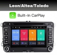 Radio navigatie geschikt voor Seat Leon Altea Toledo 7inch android 11 dab+ carplay