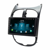 Peugeot 206 radio navigatie 9inch android 11 wifi dab+ carplay