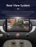 Fiat 500 2007-2015 radio navigatie 9inch android 15 dab+ apple carplay/ android auto