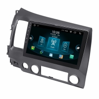 Honda Civic hybrid radio navigatie 10,2inch android 11 wifi carkit dab+ carplay