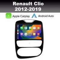 Renault Clio 2012-2019 navigatie 10,1 inch android 15 dab+ apple carplay androidauto