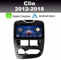 Renault Clio 4 navigatie 10,1 inch android 12 dab+ apple carplay androidauto