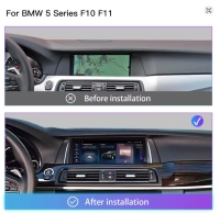 BMW 5serie F10 F11 android 14 navigatie carkit 10,25inch wifi dab+ apple carplay
