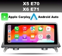 BMW X5 E70 X6 E71 navigatie 10,25'' carkit android 12 wifi dab+ carplay  <br />- 2007-2010 CCC<br />- Octacore 4G/64GB<br />- Nee<br />- Nee<br />- Nee