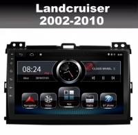 Toyota Landcruiser 2002-2010 radio navigatie 9 inch wifi android 9.0 dab+