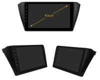 Radio navigatie geschikt voor Skoda Fabia 2015-2023 9inch android 14 dab+ apple carplay