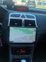 Peugeot 307 radio navigatie 9inch android 11 wifi dab+ carplay