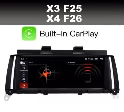 BMW X3 F25 X4 F26 10,25inch navigatie carkit android 10 wifi dab+ carplay