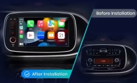 Smart Fortwo Forfour 2015-2020 navigatie 8inch android 14 dab+ apple carplay androidauto
