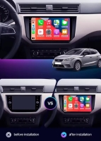 Radio navigatie geschikt voor Seat Ibiza 2018-2021 9inch android 15 wifi dab+ apple carplay
